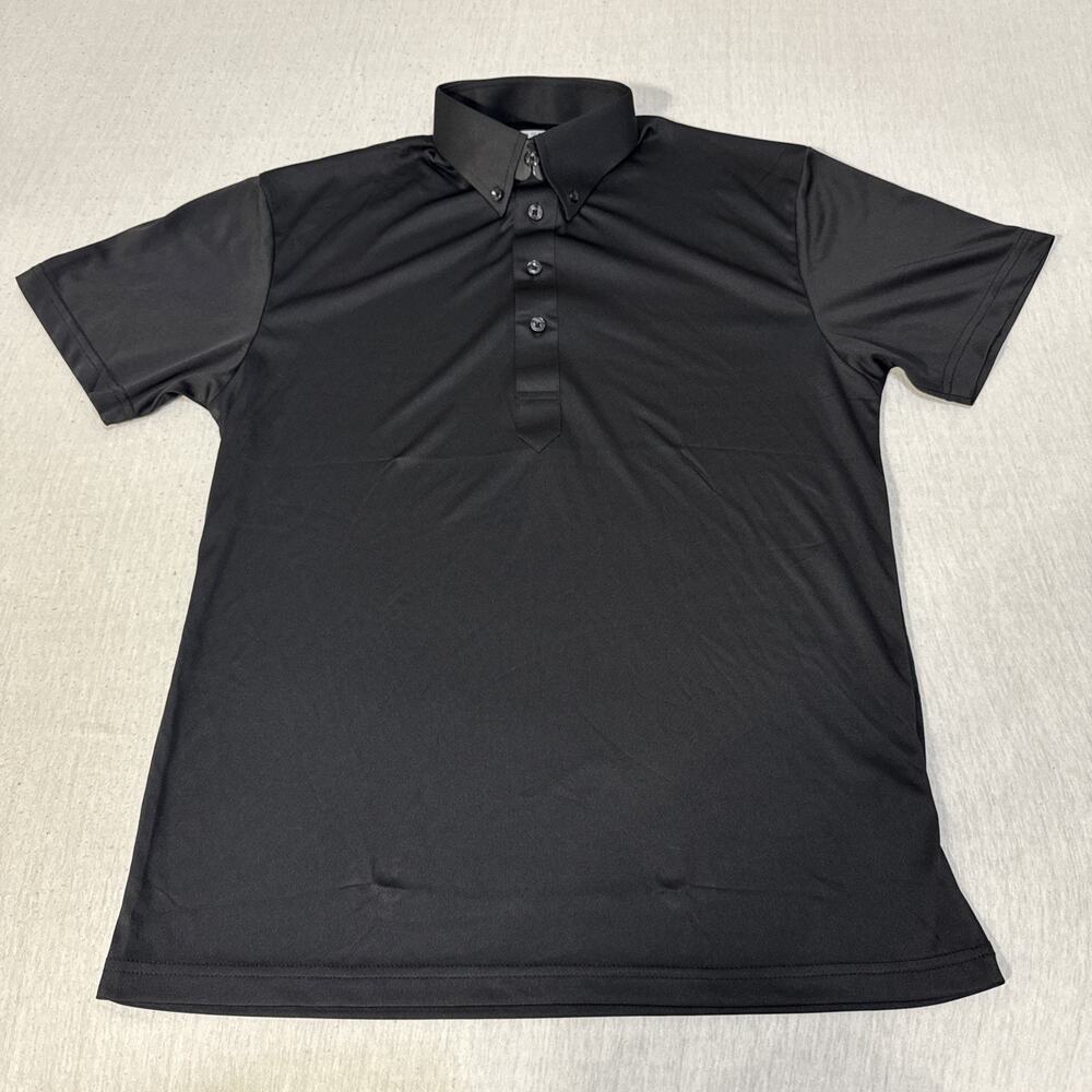 Collars and Co Golf Polo Black- Size Small Preppy New Without Tags